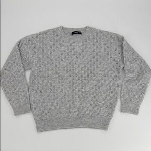 Women’s Gray Metallic Sweater